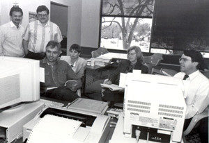The Main Library public computers, 1993