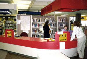Main Library's first floor