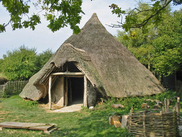 iron age celtic hut