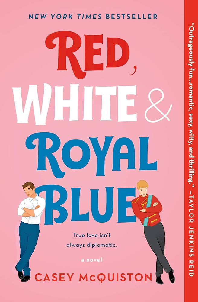 red white and royal blue cover
