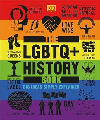 The cover of the book The LGBTQ+ History Book